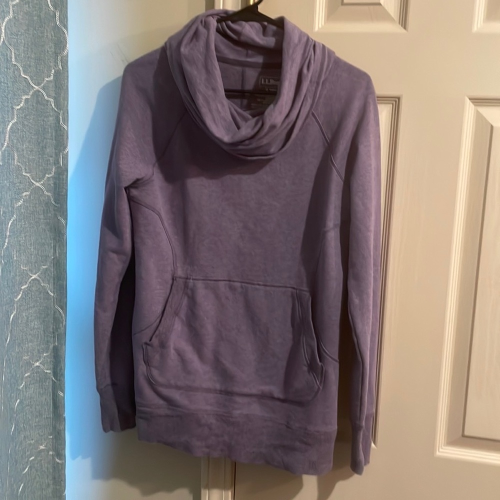 L.L Bean Cowl-neck pullover, sz small